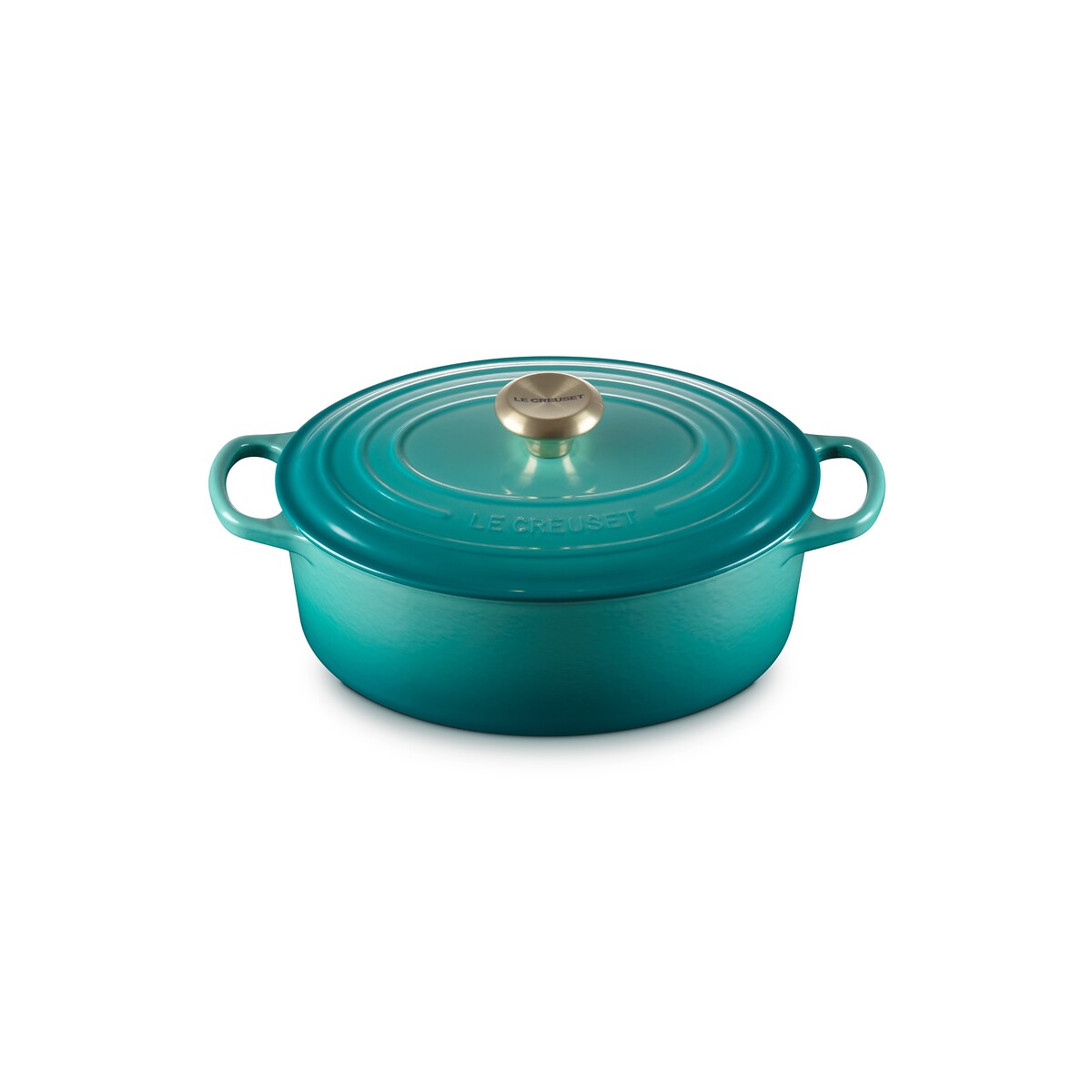 Cocotte ovale Riviera bleu riviera, LE CREUSET