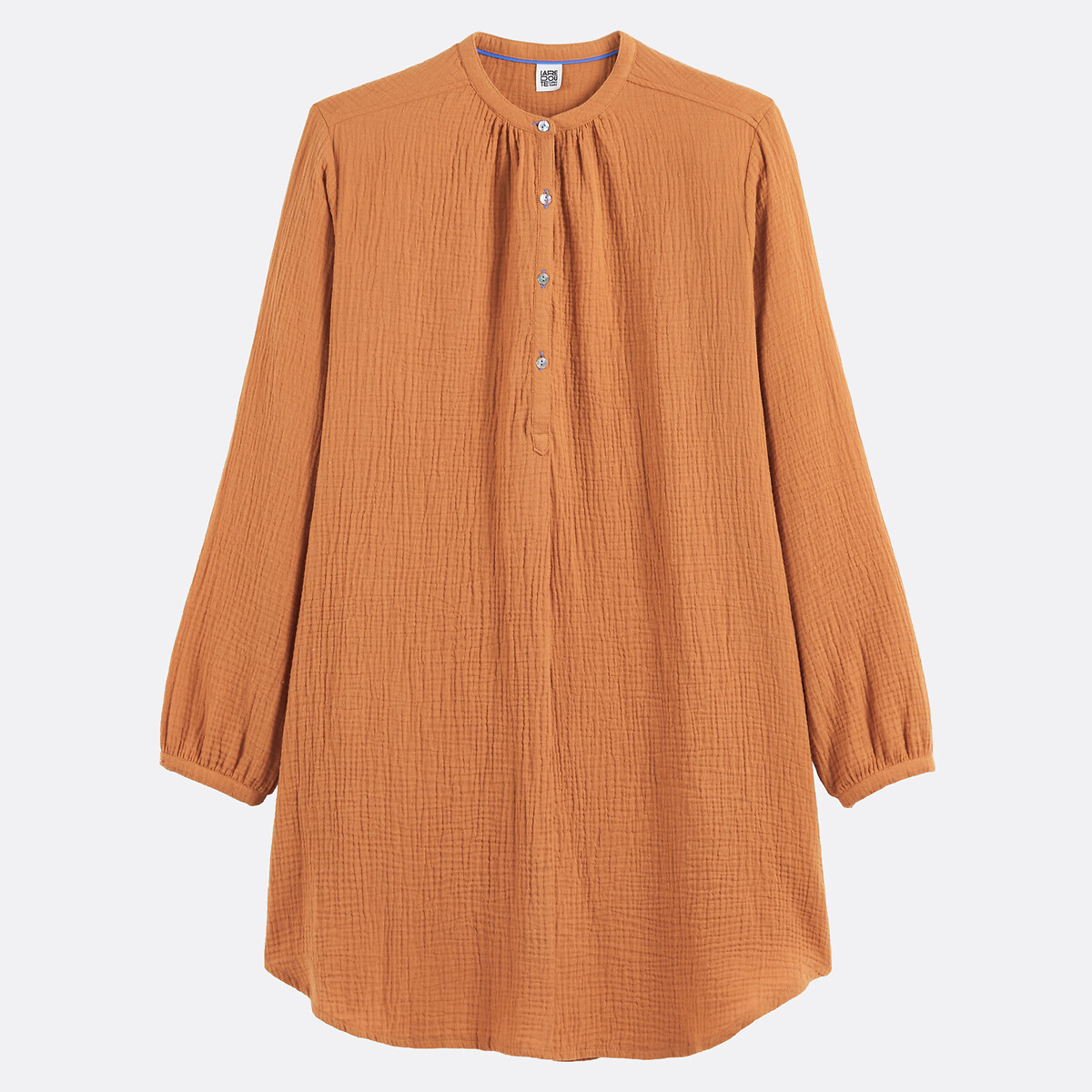 Signatures Margot Nightshirt in Cotton Muslin caramel             , LA REDOUTE COLLECTIONS