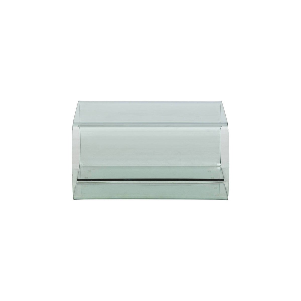 Table basse en verre courbé transparent, RECOLLECTION