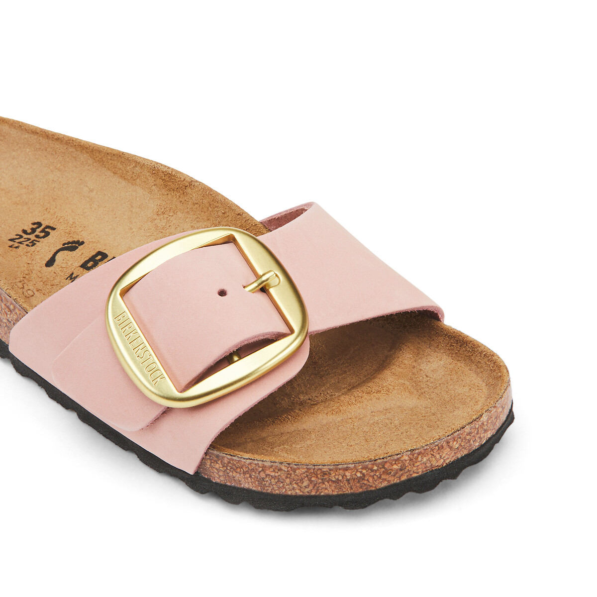 Mules con una correa MADRID BIG BUCKLE rosa pálido, BIRKENSTOCK