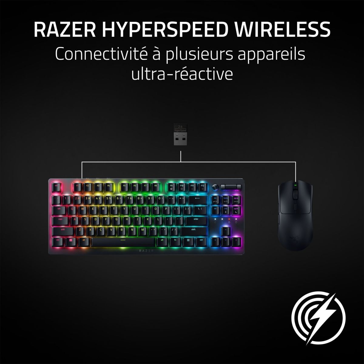 Souris Gamer Sans Fil Viper V3 HyperSpeed couleur unique, RAZER