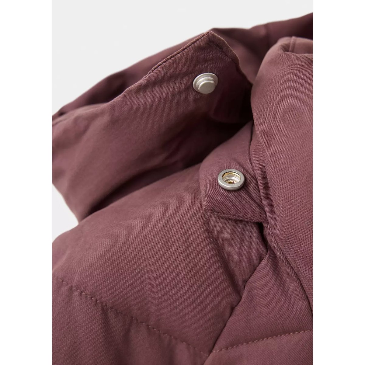 Anorak matelassé à capuche grenat, MANGO KIDS