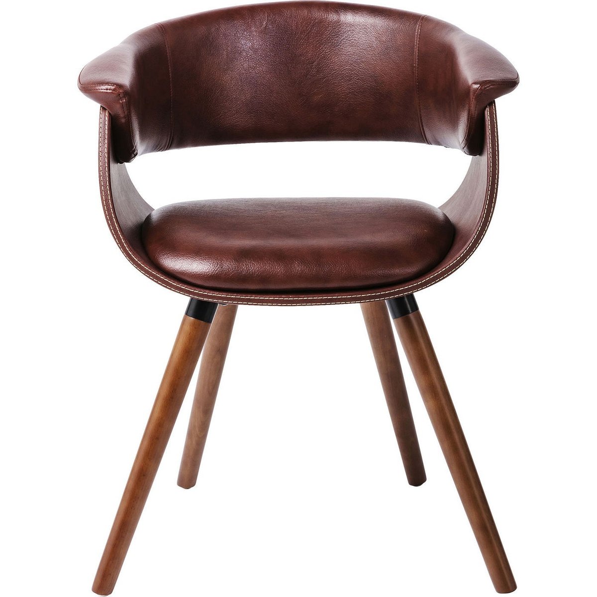 Chaise avec accoudoirs, MONACO marron, KARE DESIGN