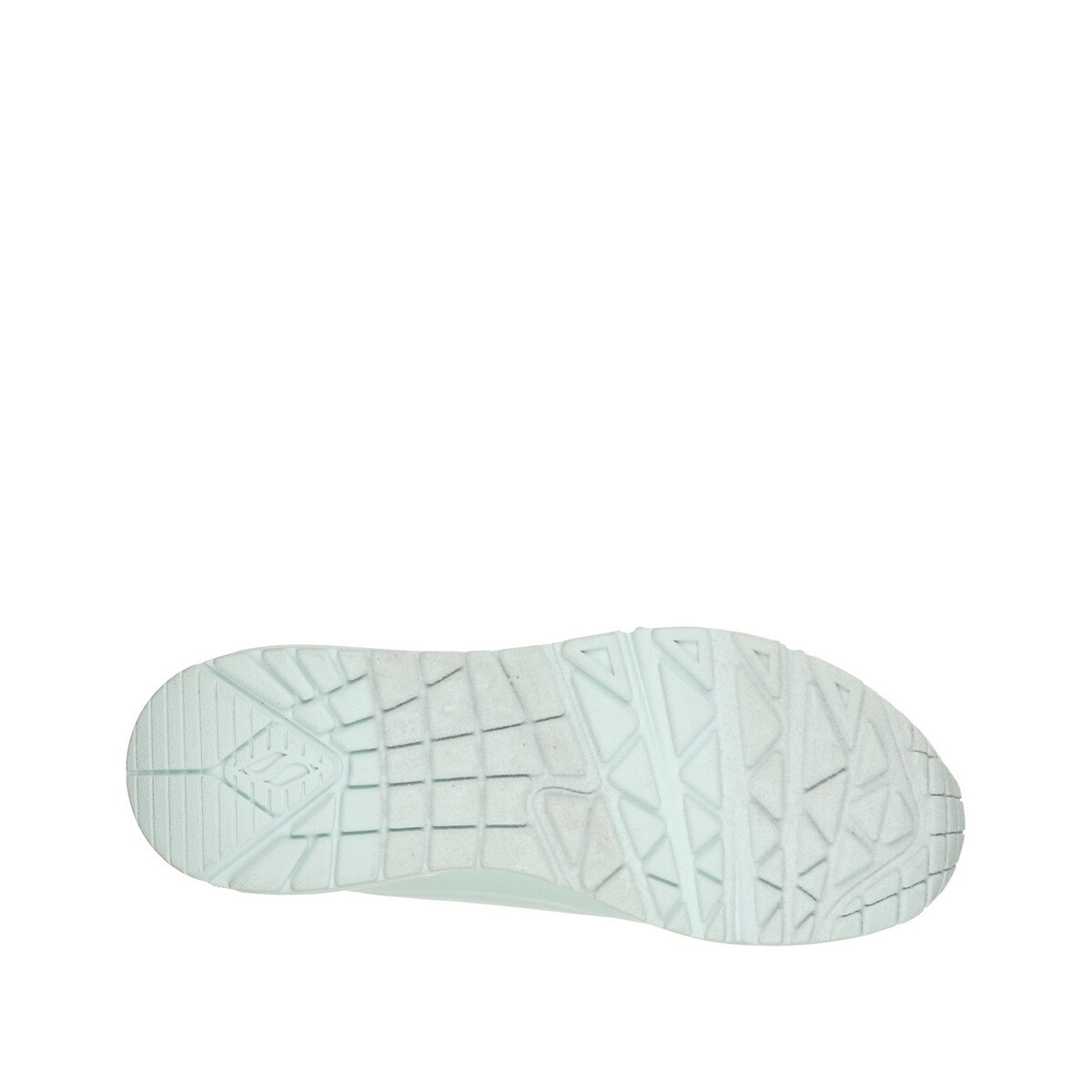 Baskets Uno Frosty Kicks blanc/vert, SKECHERS