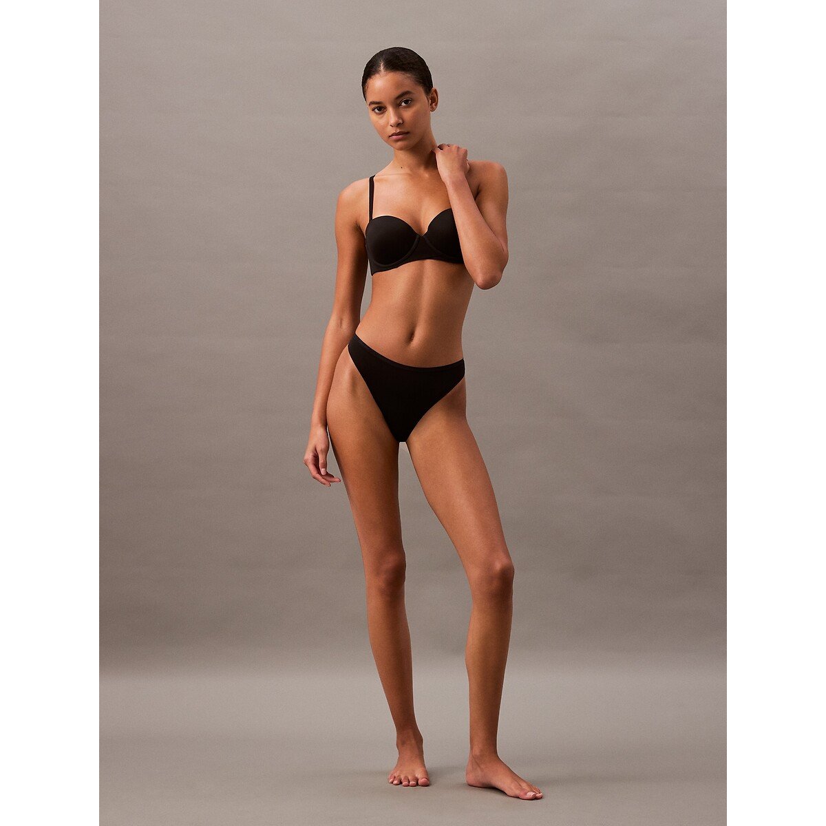 Tanga Perfectly Fit negro, CALVIN KLEIN UNDERWEAR
