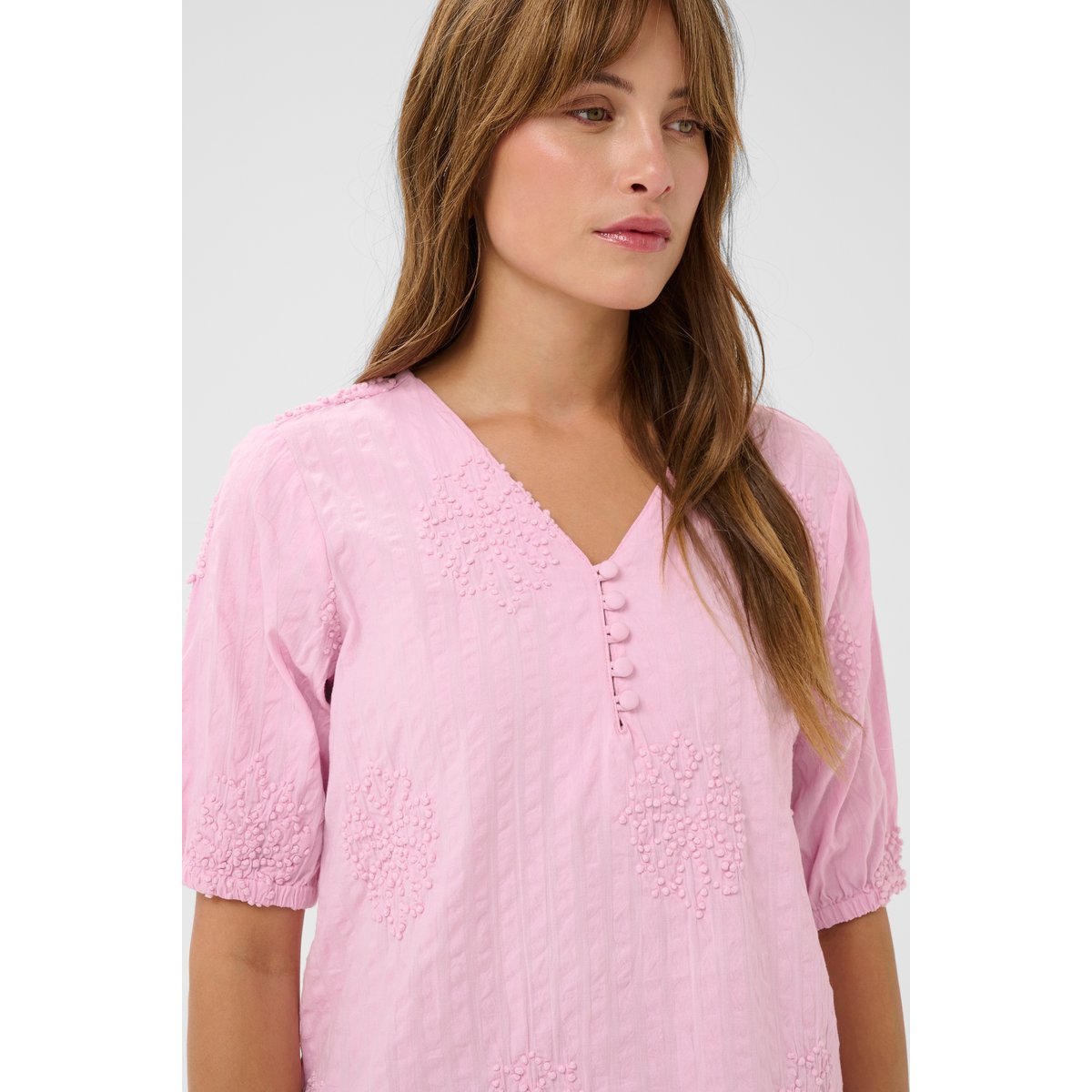 Blouse à manches longues rose lilac sachet, CULTURE