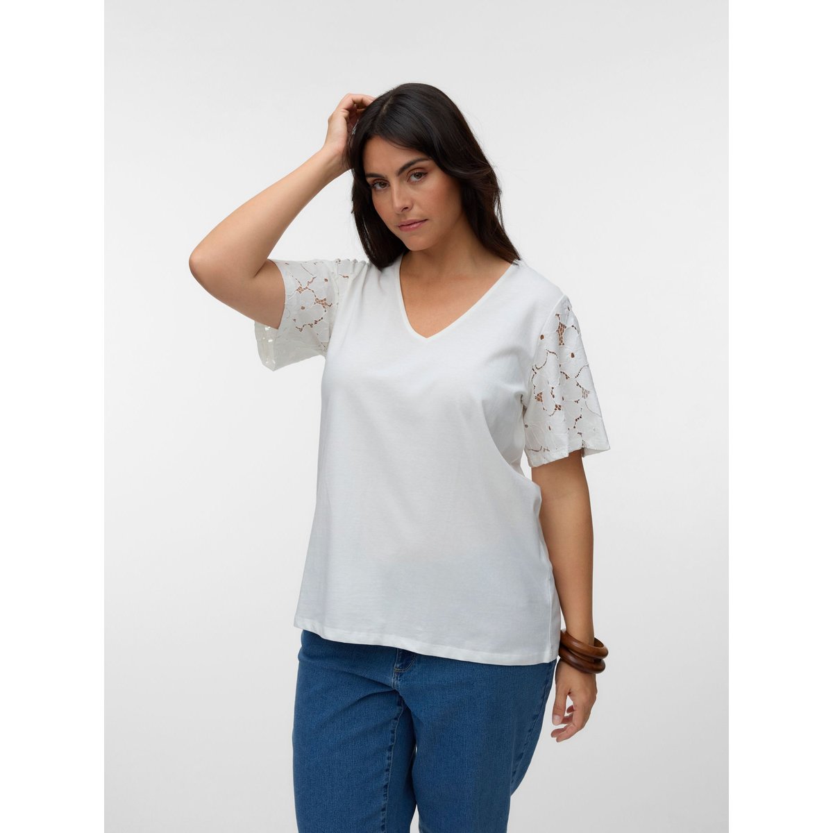 T-Shirt snow white, VERO MODA