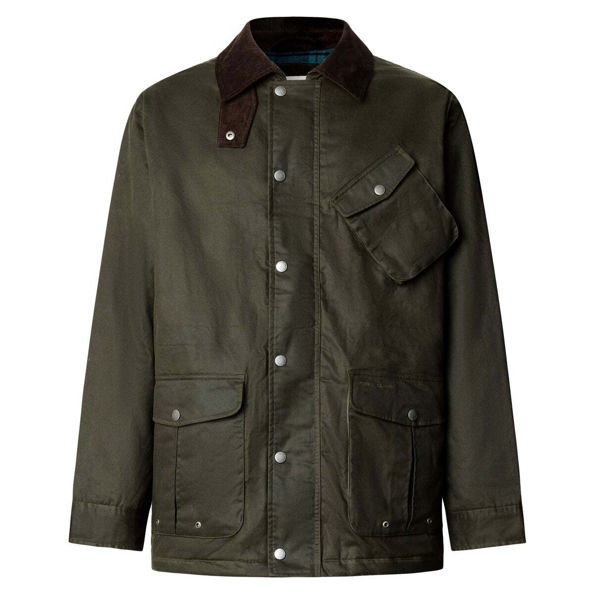 Veste Avec Finition Cirée Coupe Regular trench green, PEPE JEANS