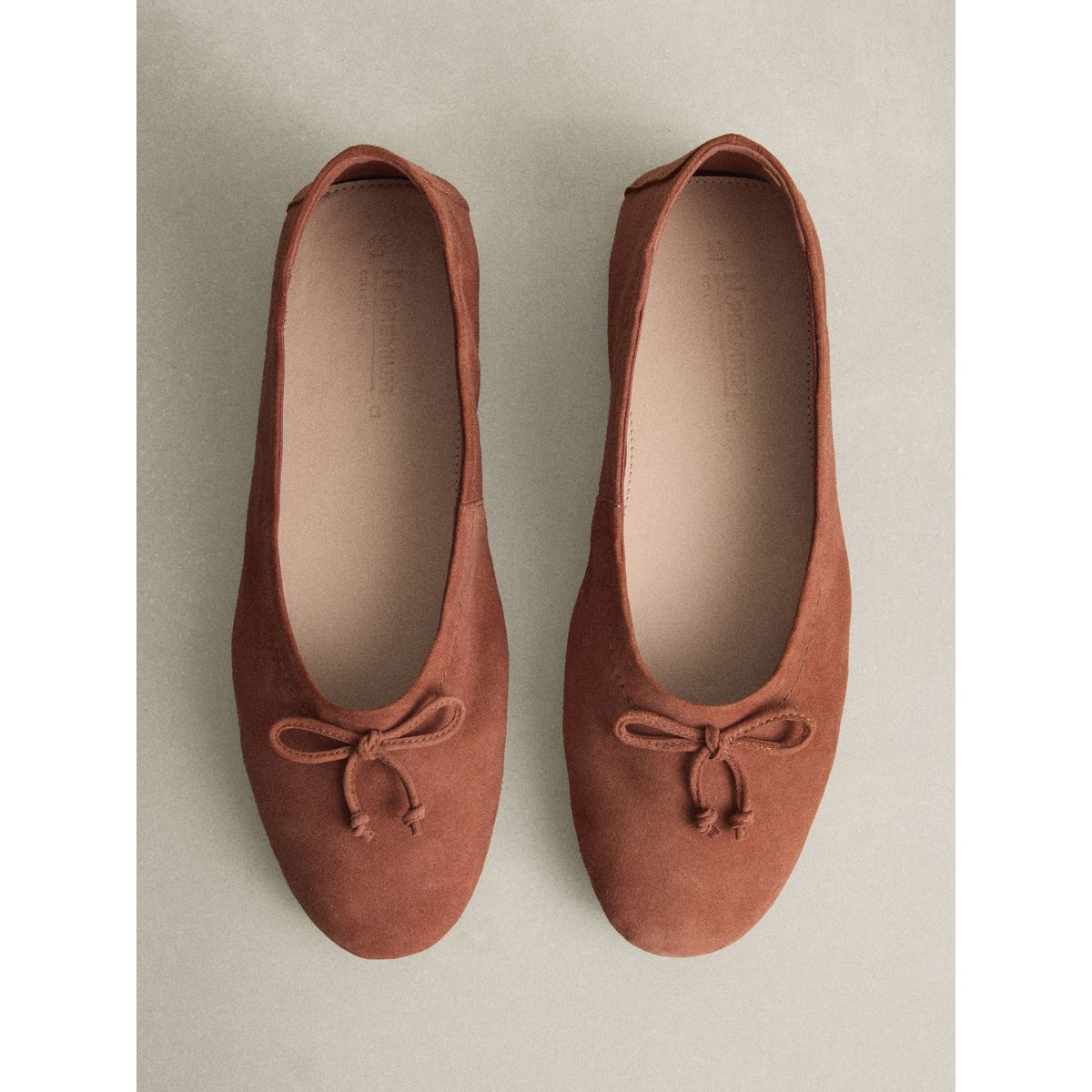 Ballerines en cuir n. premium marron rouille, NEXT