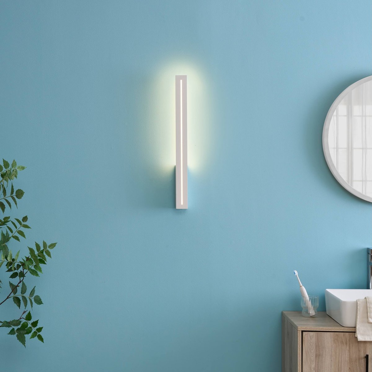 Applique LED rectangulaire design - NOMÉRIS blanc, KOSILUM