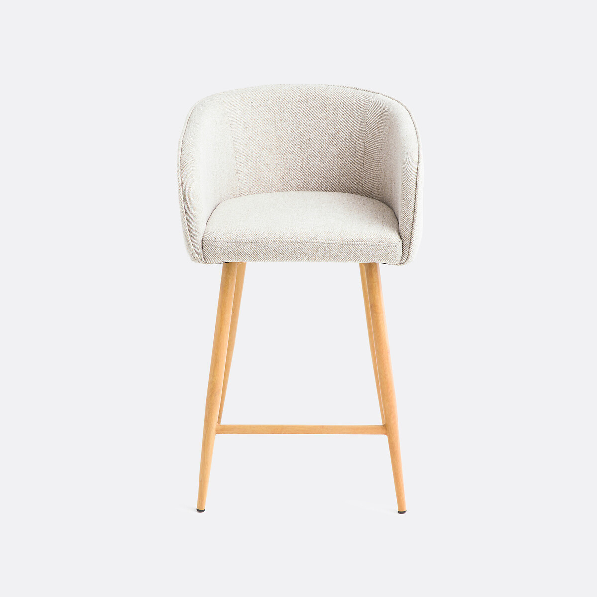 Lot de 2 fauteuils de bar H64 cm, Aupi ecru, LA REDOUTE INTERIEURS