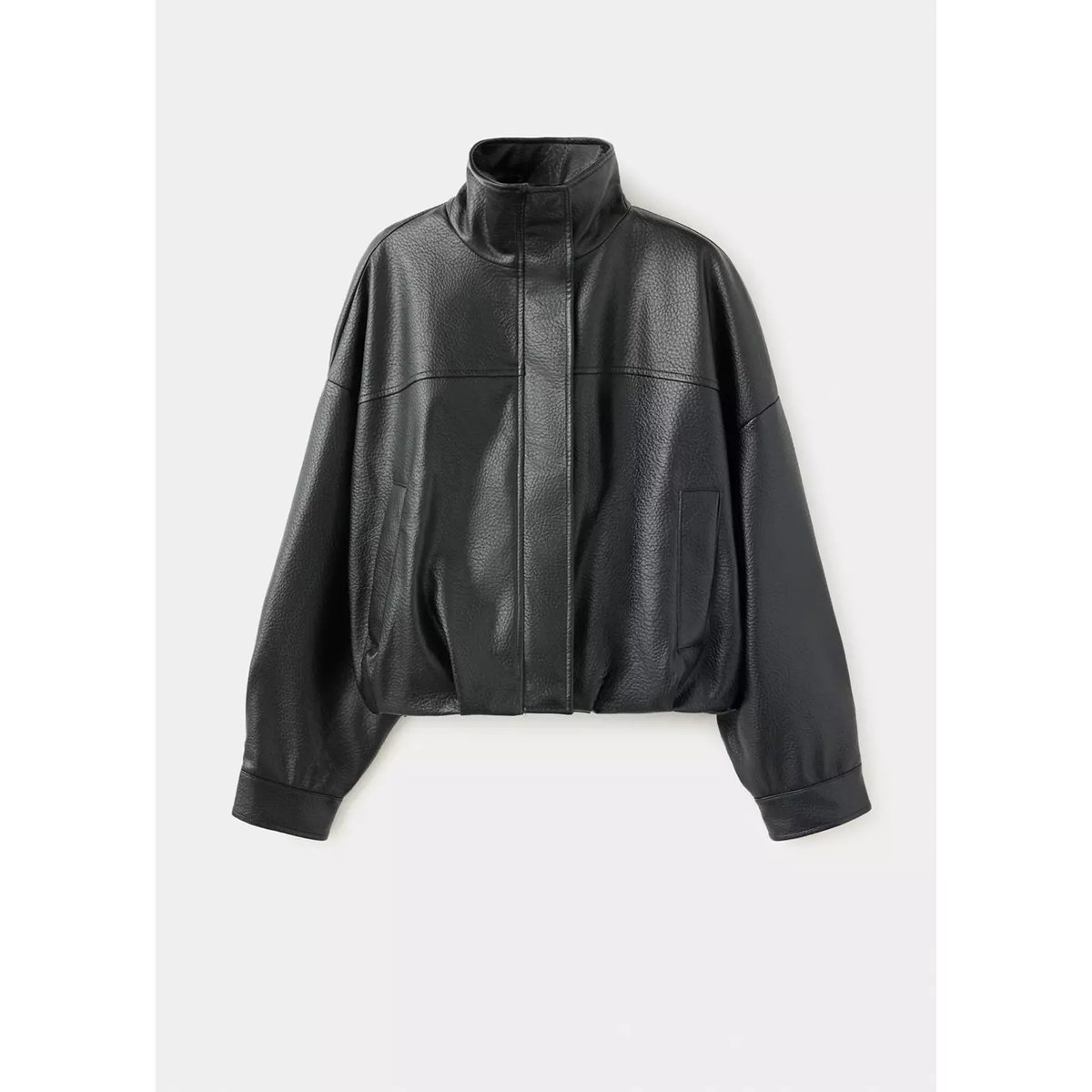 Veste belt noir, MANGO