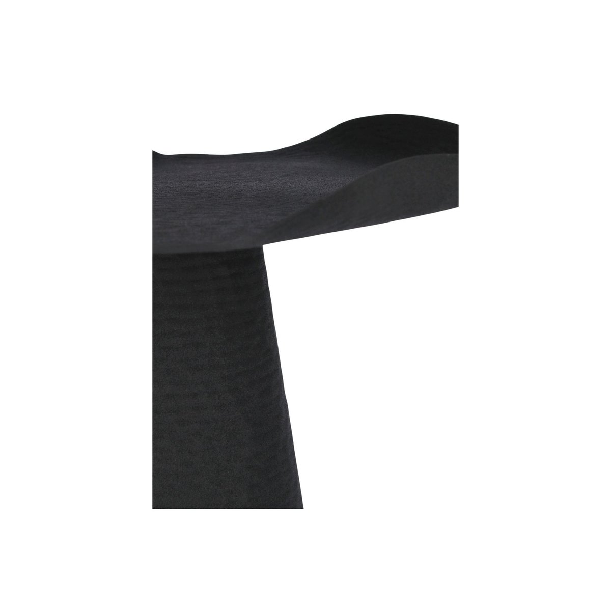 Table basse ronde design en métal coloré D46 - ALETH noir, HELLIN, DEPUIS 1862