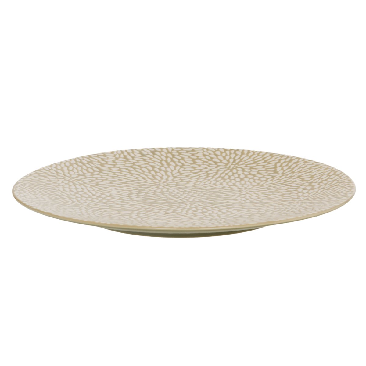Plat rond Tahini 31 cm - TAHINI vert, TABLE PASSION