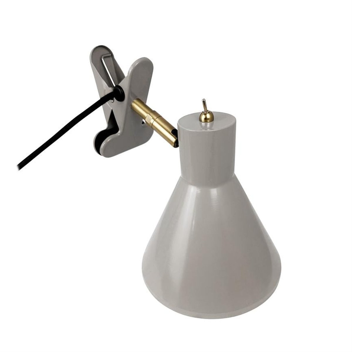 lampe à pince crème blanc SLEEP marron, DYBERG LARSEN