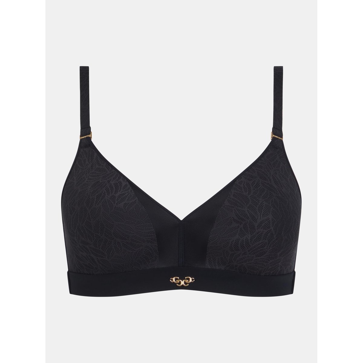 Soutien-gorge spacer sans armature spacer maintien PURE LACE noir, CHANTELLE