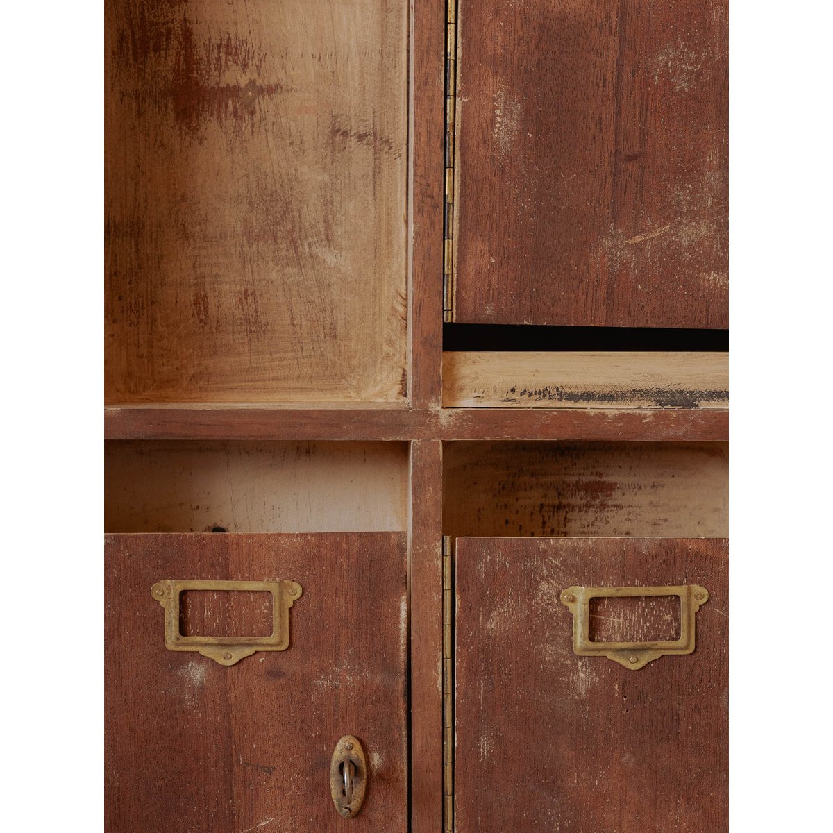 Meuble de boite aux lettres Fernand N°385 - Bon état bois clair, DEBONGOUT