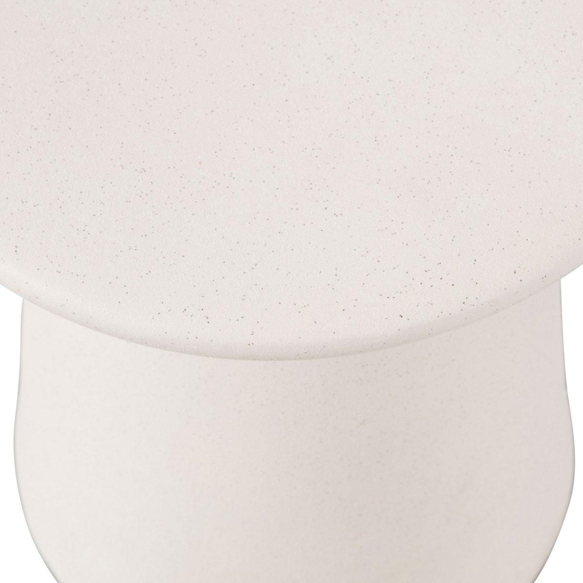 Table d'appoint en céramique 35cm- BUTTON blanc, VTWONEN