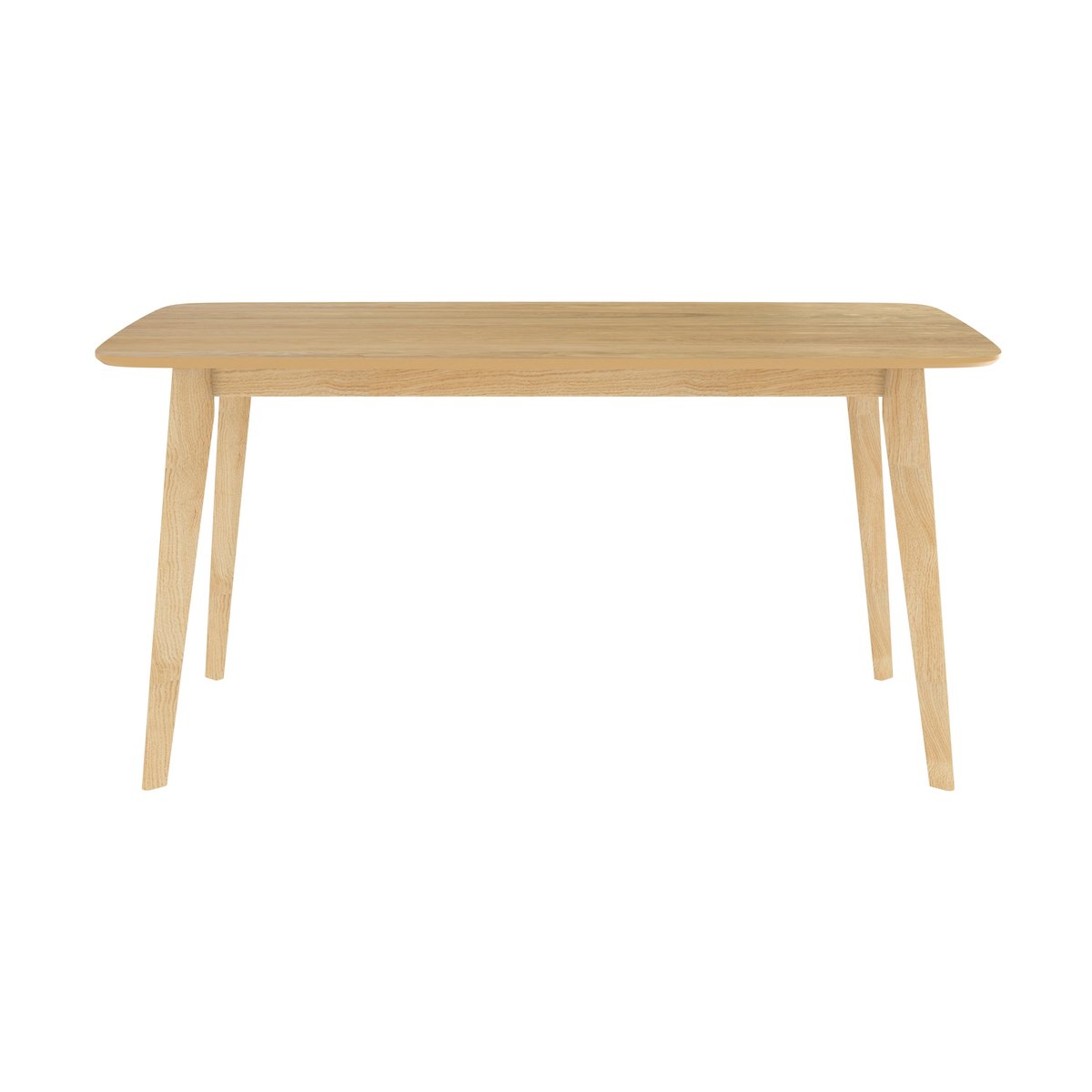 Table rectangulaire 6 personnes en bois 150 cm - OMAN bois clair, MAISON PAVANE