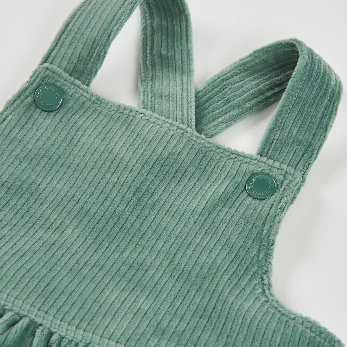 Robe chasuble bretelles croisées vert, BOBOLI