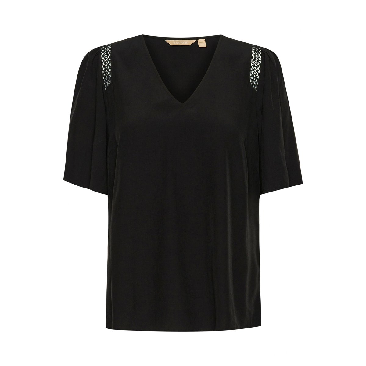 Blouse à manches courtes noir black, CULTURE