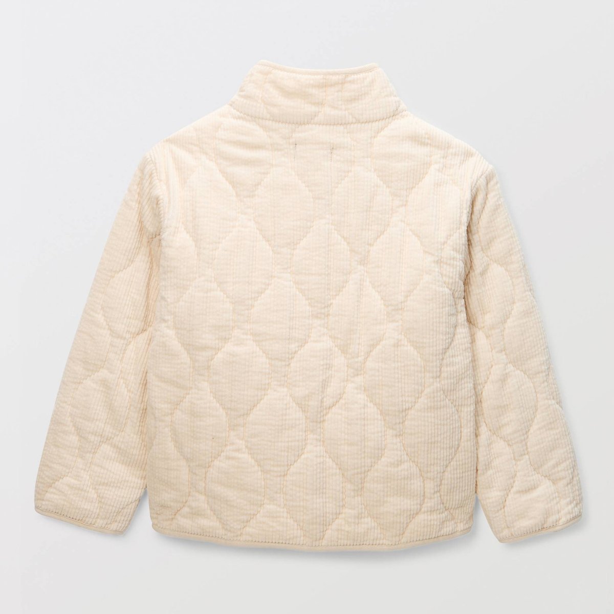 Veste matelassée en velours côtelé amaretti, MONOPRIX