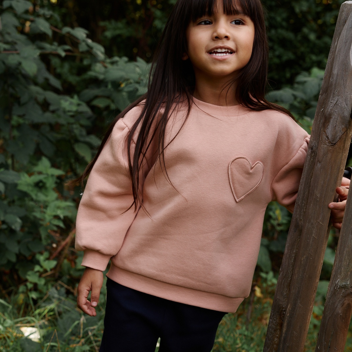 Sweat en molleton Tulipe rose, PETIT BEGUIN