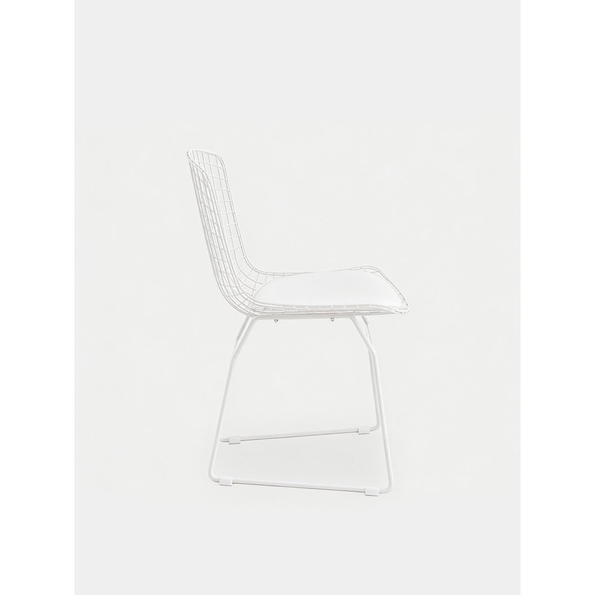 Chaise de salle à manger  Métal  Blanc-MONDRA blanc, KENAY