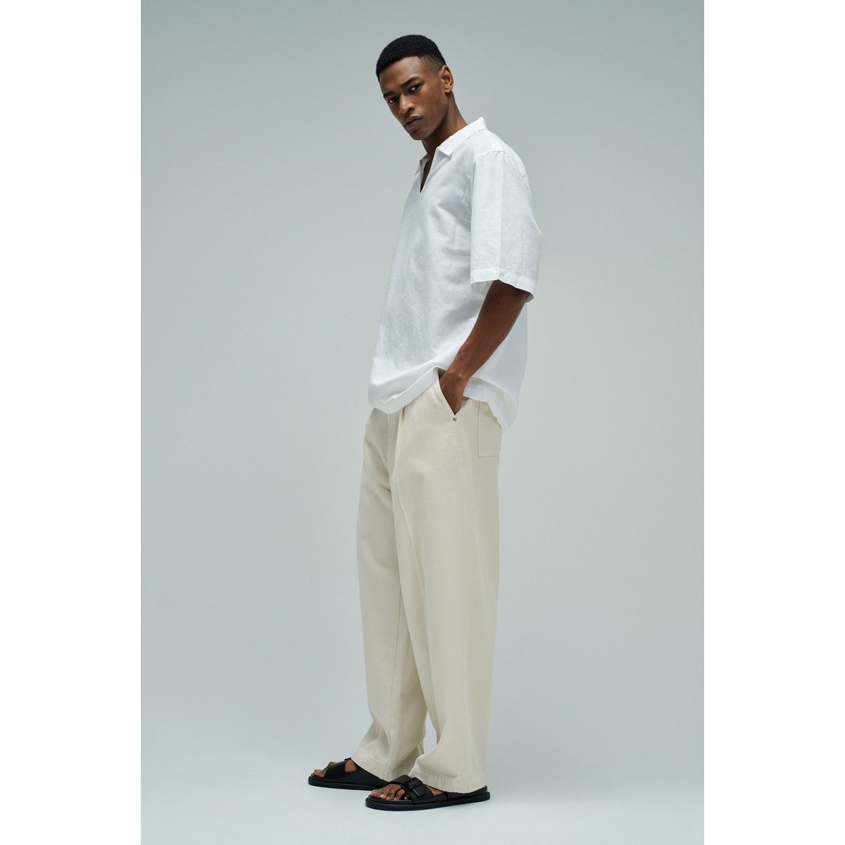CHEMISE EN LIN blanc, SALSA JEANS