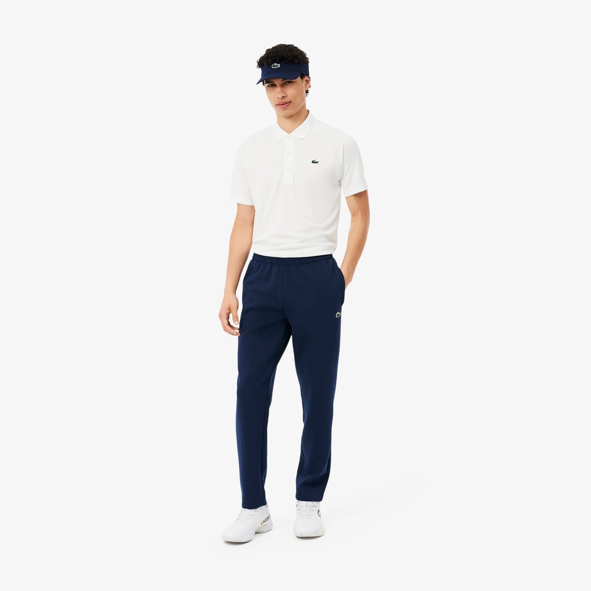 Pantalon de survêtement Sport stretch bleu-166, LACOSTE