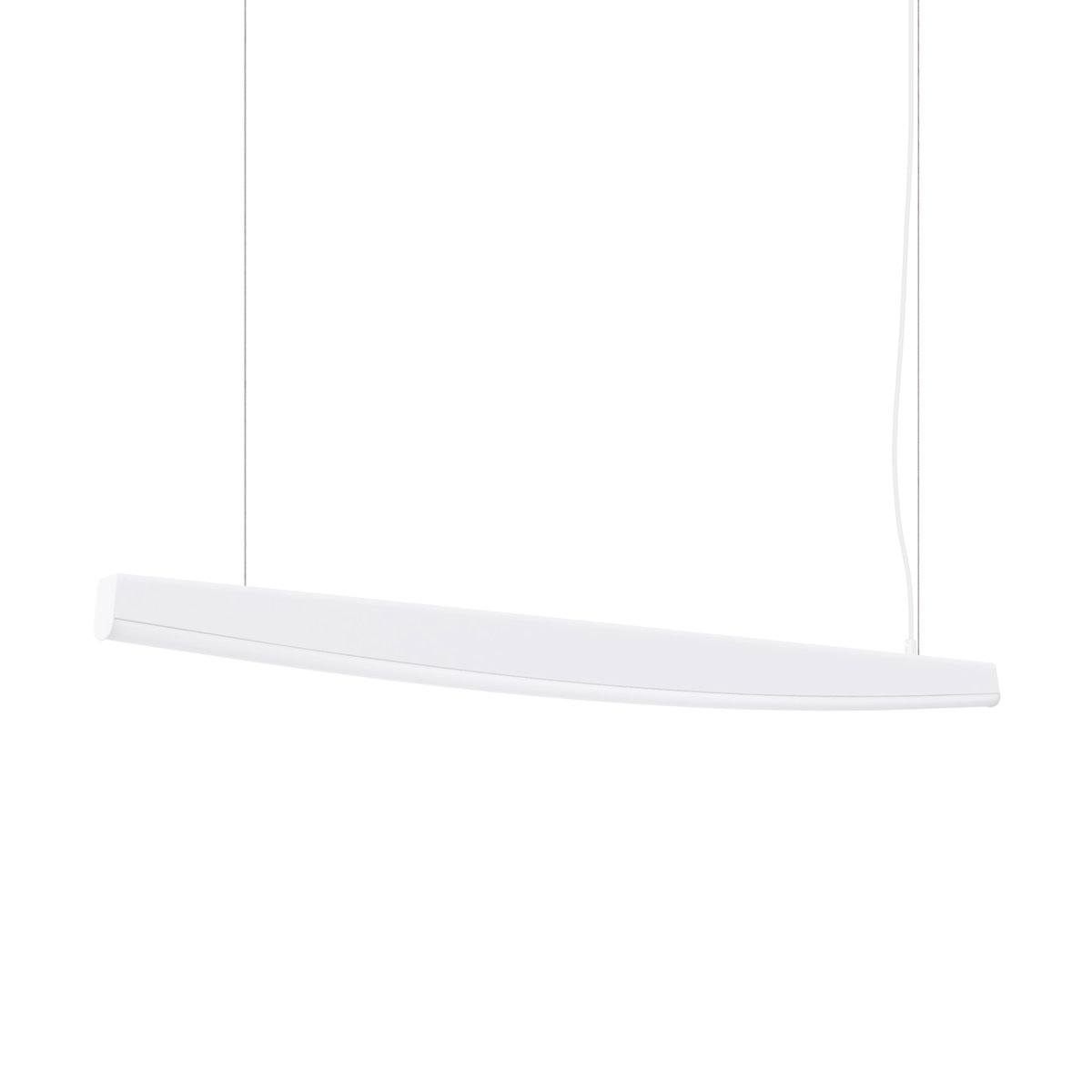 Suspension Acier Blanc LED 1 Jorun blanc, EDEN