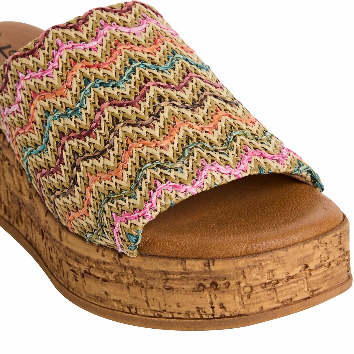 Platform Wedge Mules multi-coloured, TAMARIS