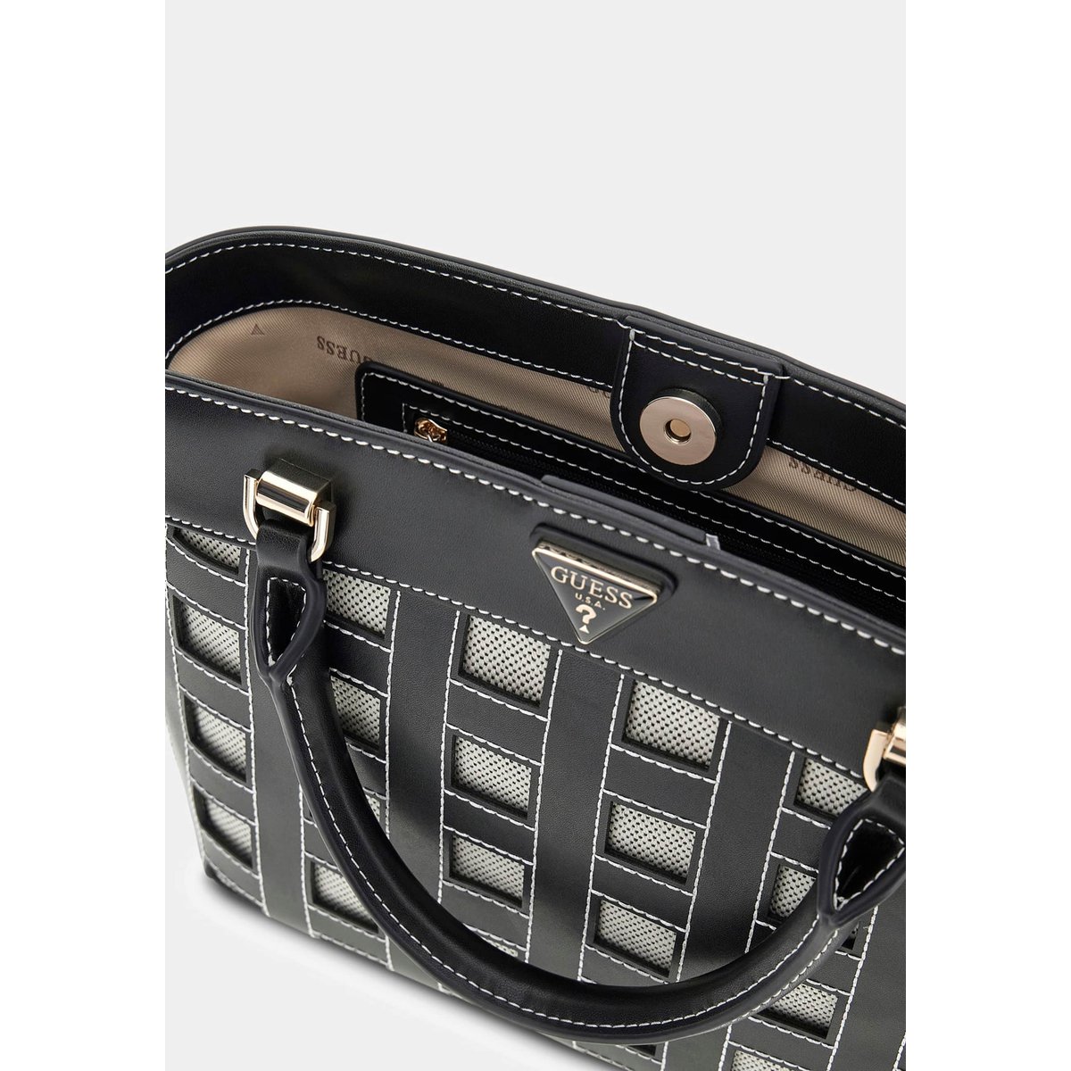Sac Bandoulière Frankie noir, GUESS