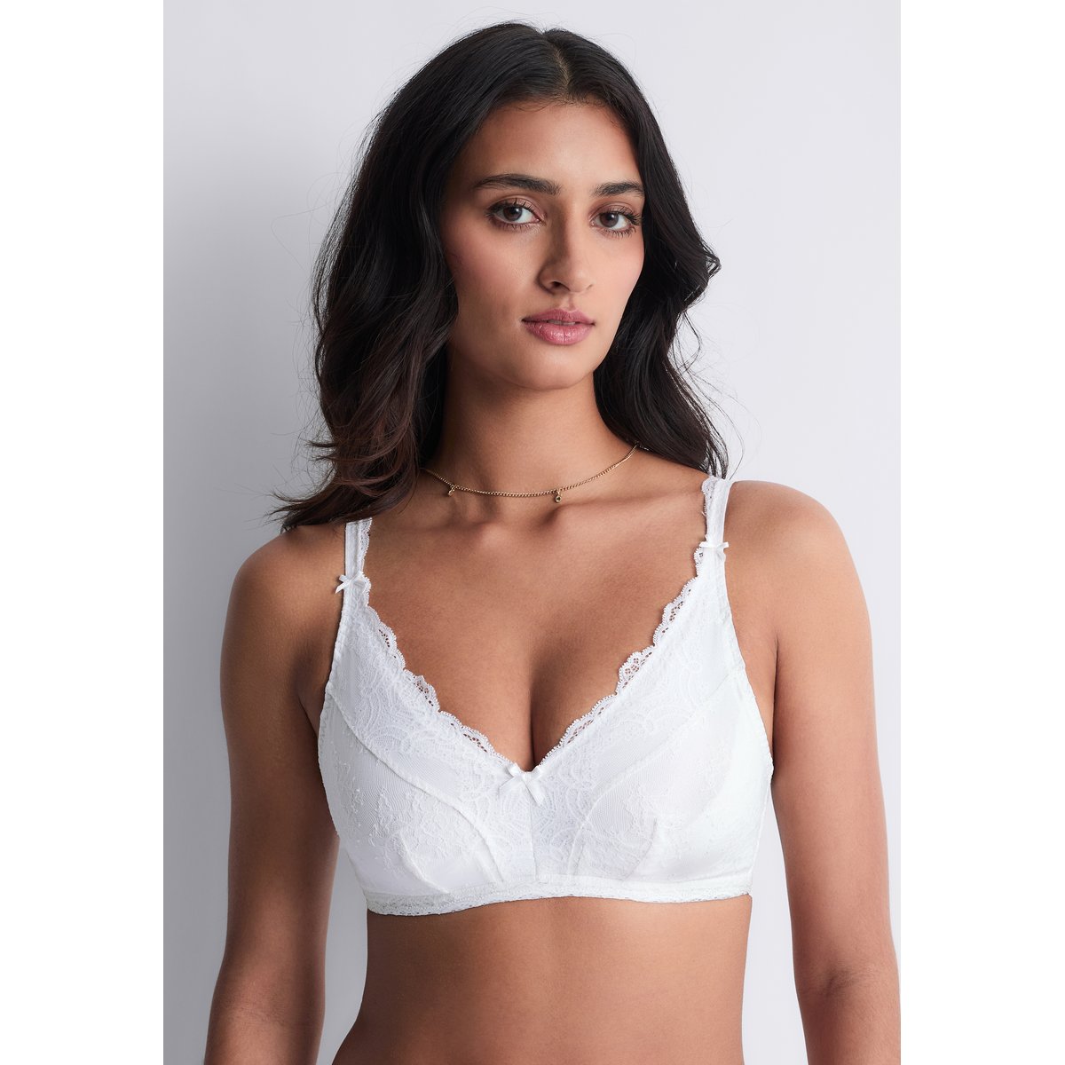 Soutien gorge Triangle souple post operatoire Danse des Sens blanc, AUBADE