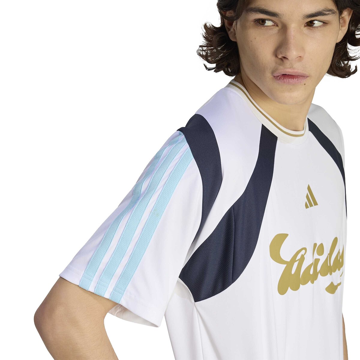 T-shirt manches courtes en jersey HOUSE OF TIRO blanc, ADIDAS SPORTSWEAR