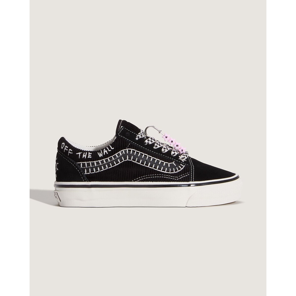Baskets basses avec charms, Old Skool noir, VANS