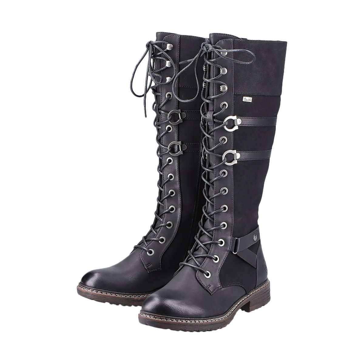 Bottes talon décroché bas noir, RIEKER