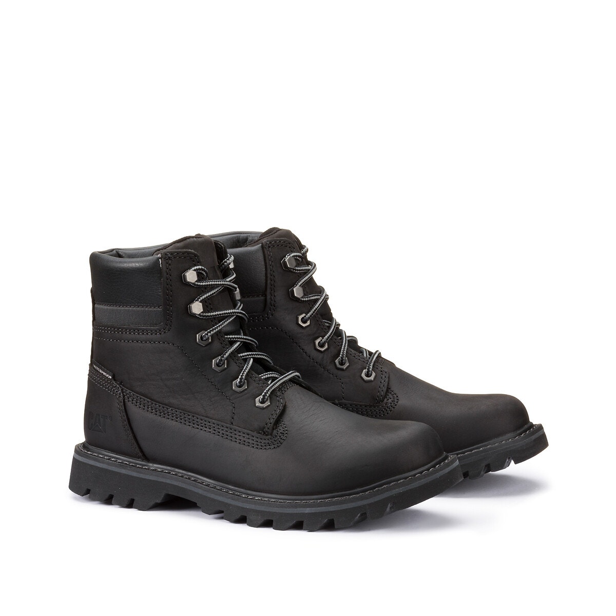 Boots Cuir Deplete Wp noir, CATERPILLAR