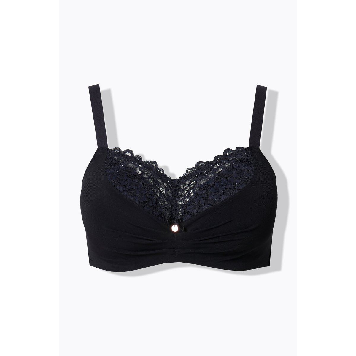 Soutien-gorge TruYou avec dentelle noir, ULLA POPKEN