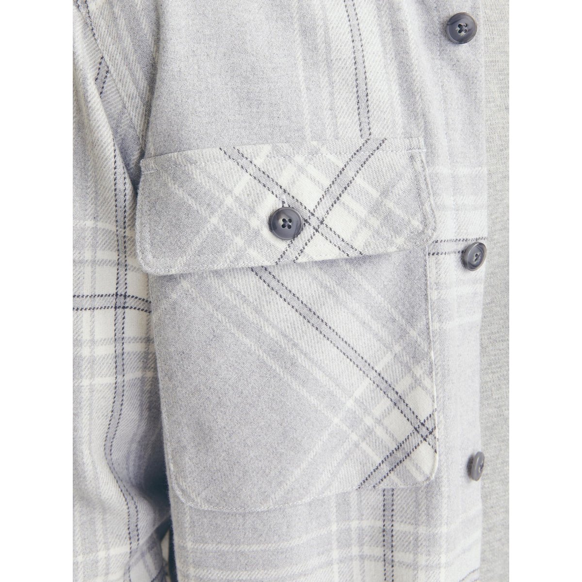 Surchemise grey melange, JACK & JONES