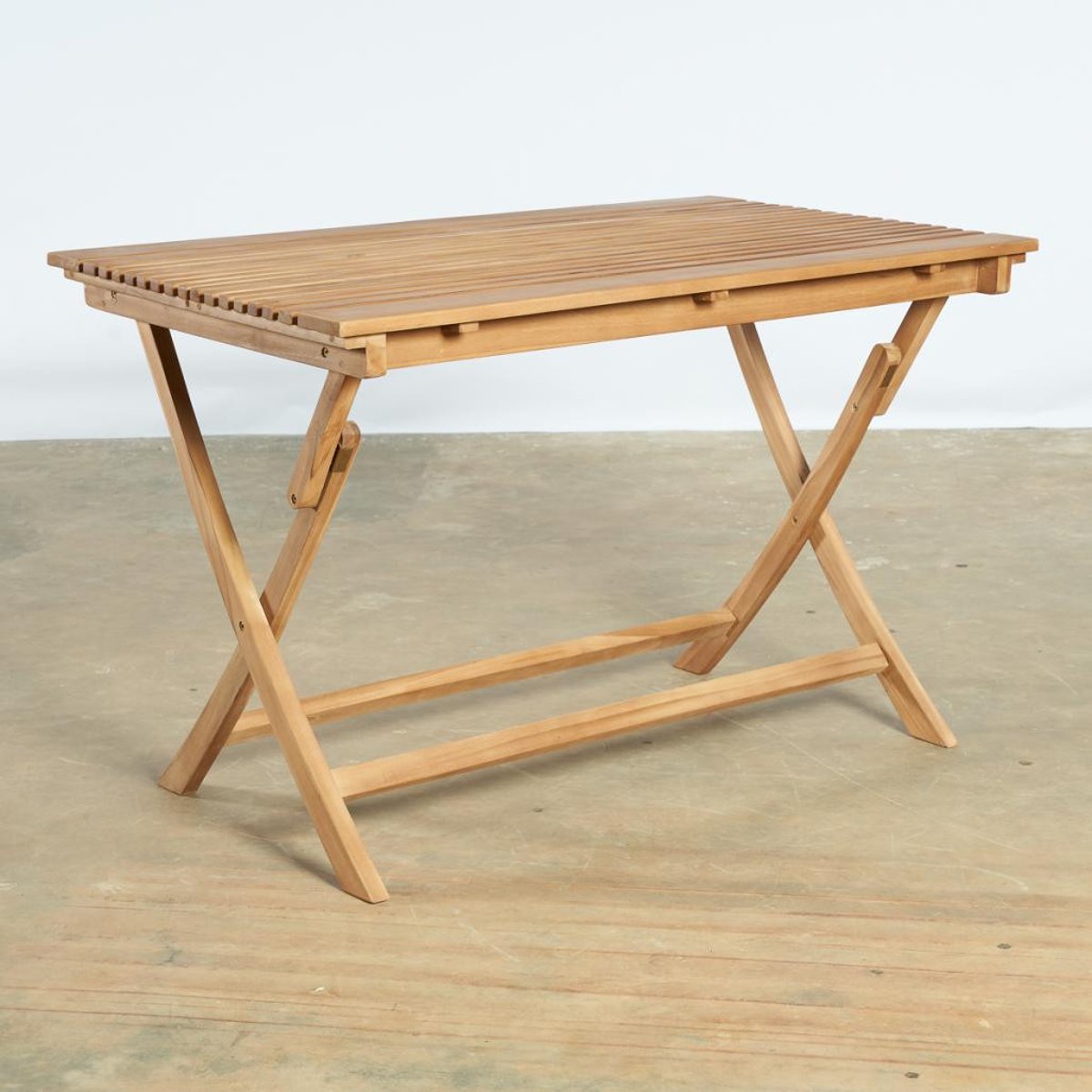 Table jardin pliante Janis naturel, WANDA COLLECTION