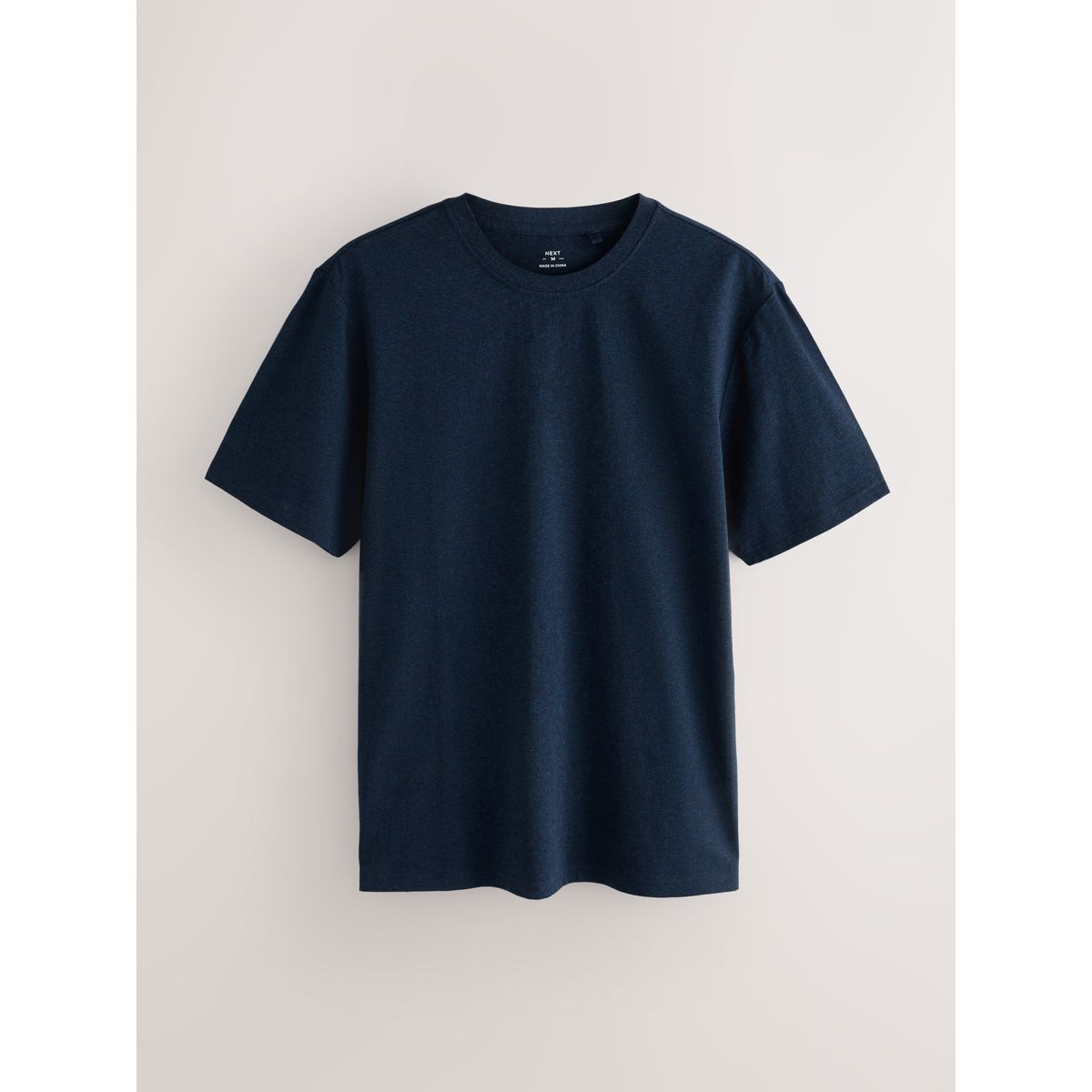Pyjama confortable en jersey manches courtes bleu marine, NEXT