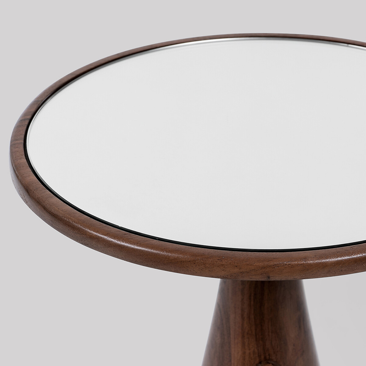 Figura Acacia Wood Side Table dark acacia wood, SWOON