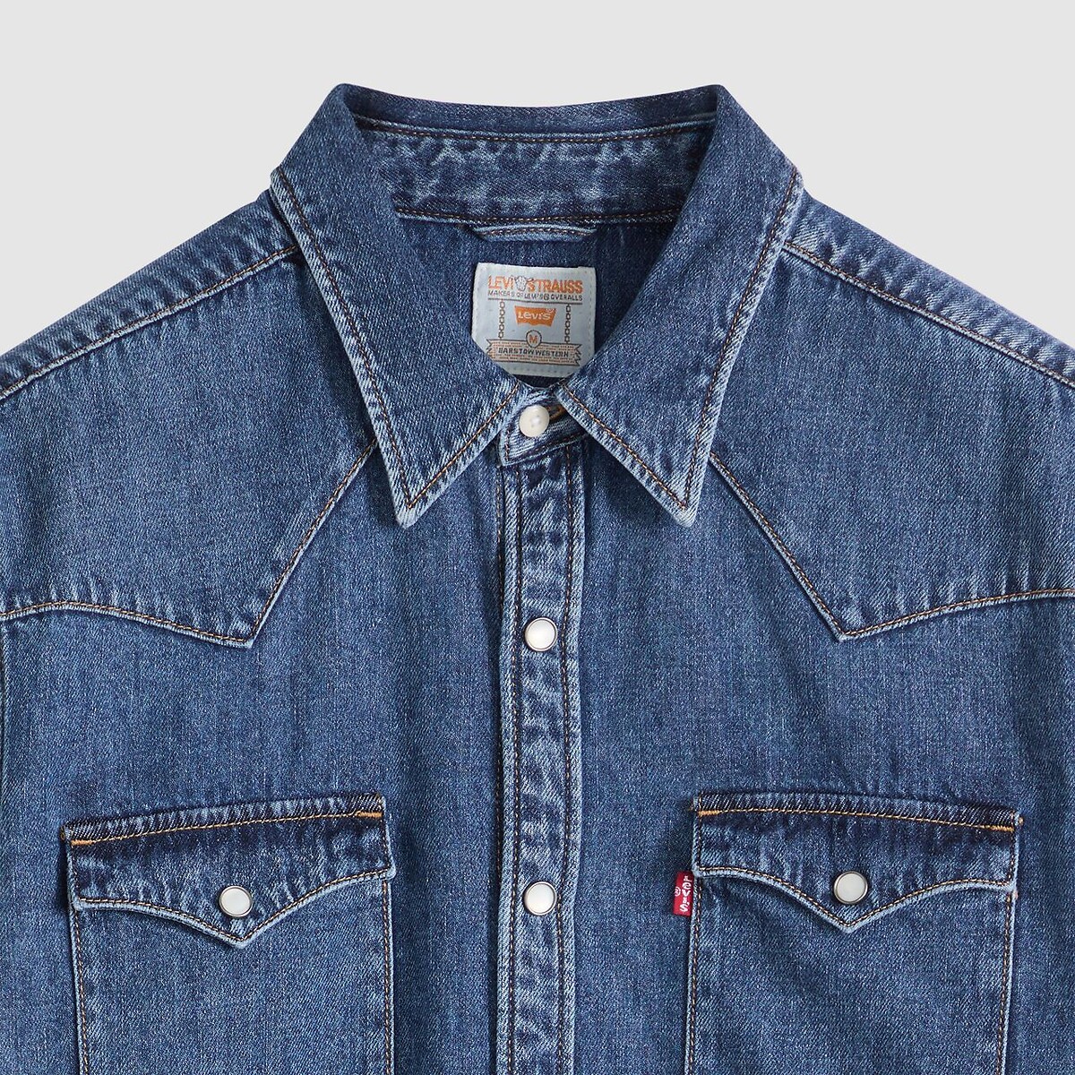 Chemise en jean Barstow Western bleu moyen, LEVI'S