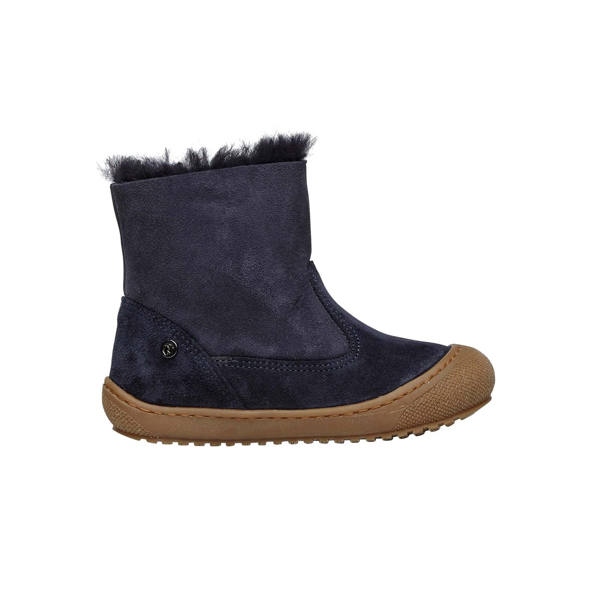 Bottines Doublées De Laine Cozy Hug marine, NATURINO