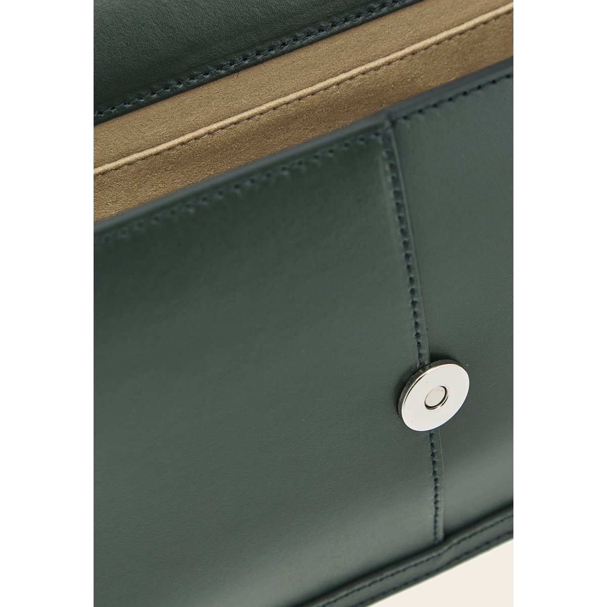 Sac D'épaule Isa Cuir Véritable vert, GUESS