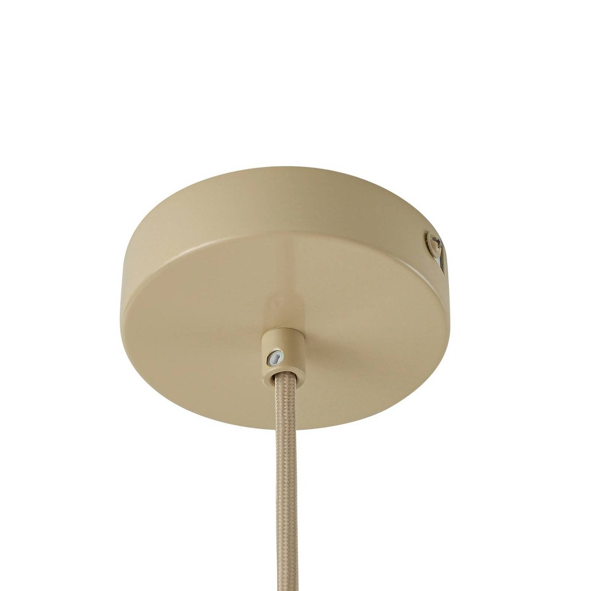 Suspension en textile scandinave, Helin beige, LINDBY