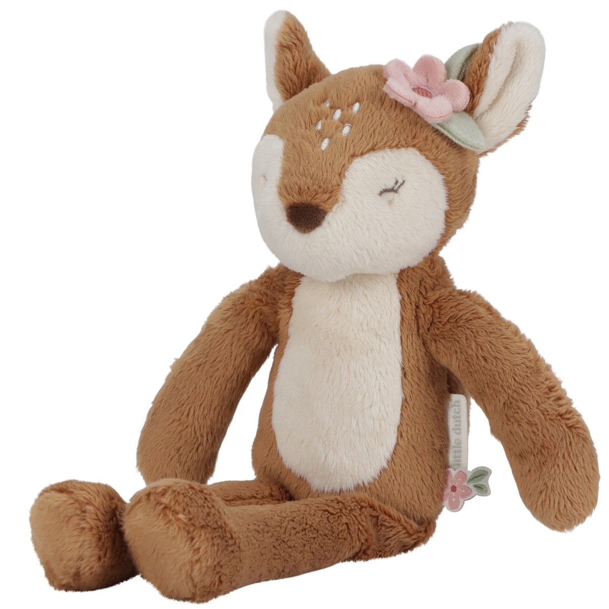 Peluche faon FAIRY GARDEN 30 cm marron, LITTLE DUTCH