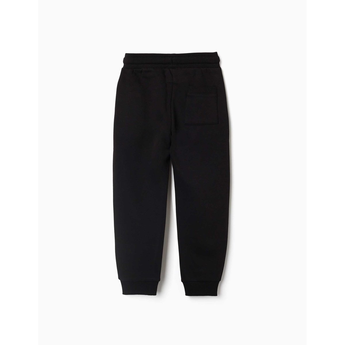 Pantalon de jogging en coton peigné avec cordon de serrage et poches noir, ZIPPY