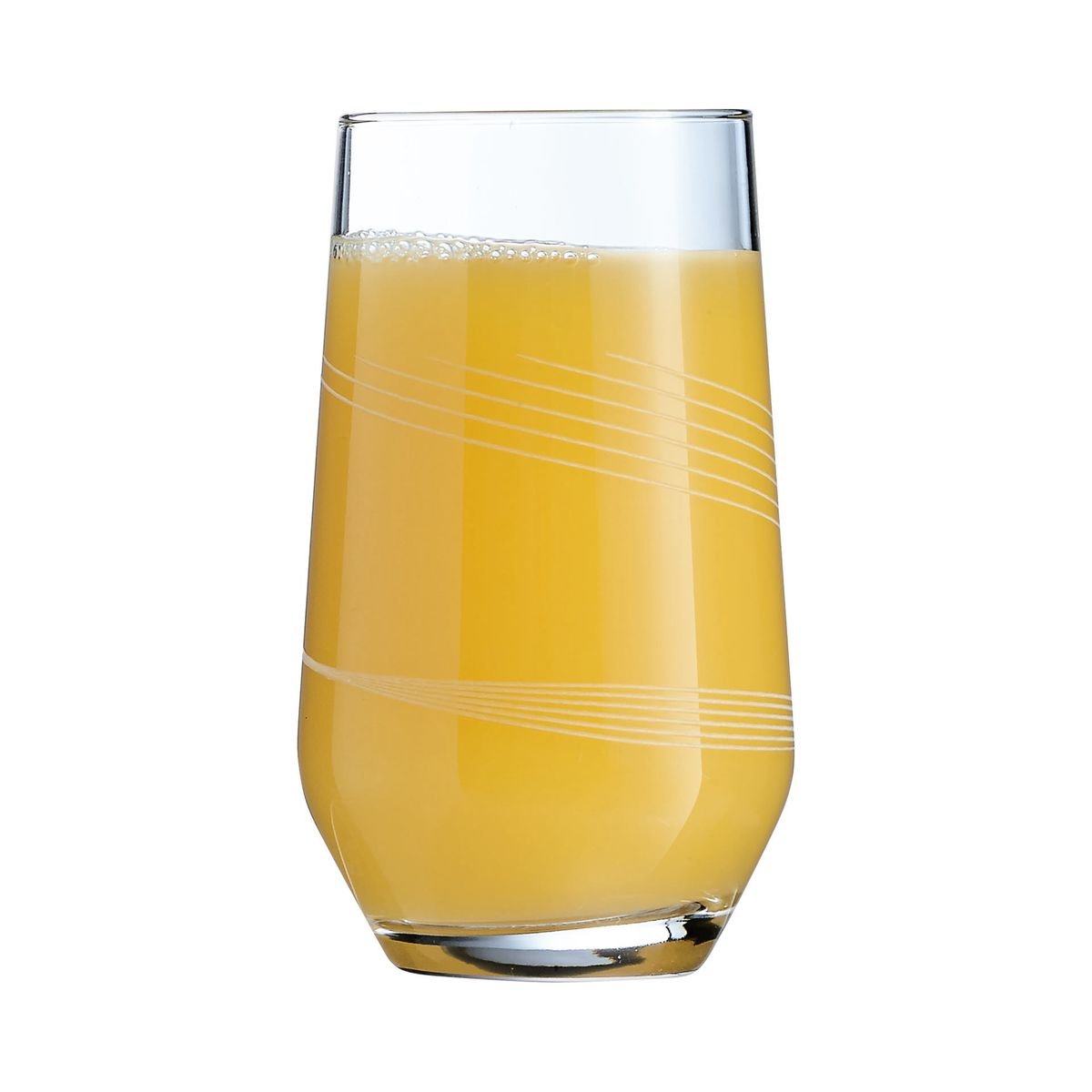 4 verres à eau 40cl -INTENSE transparent, CRISTAL D ARQUES